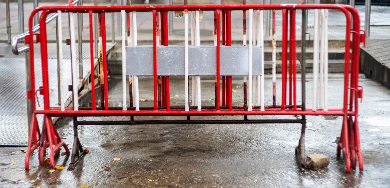 Colored Barricades For Specific Safety Needs