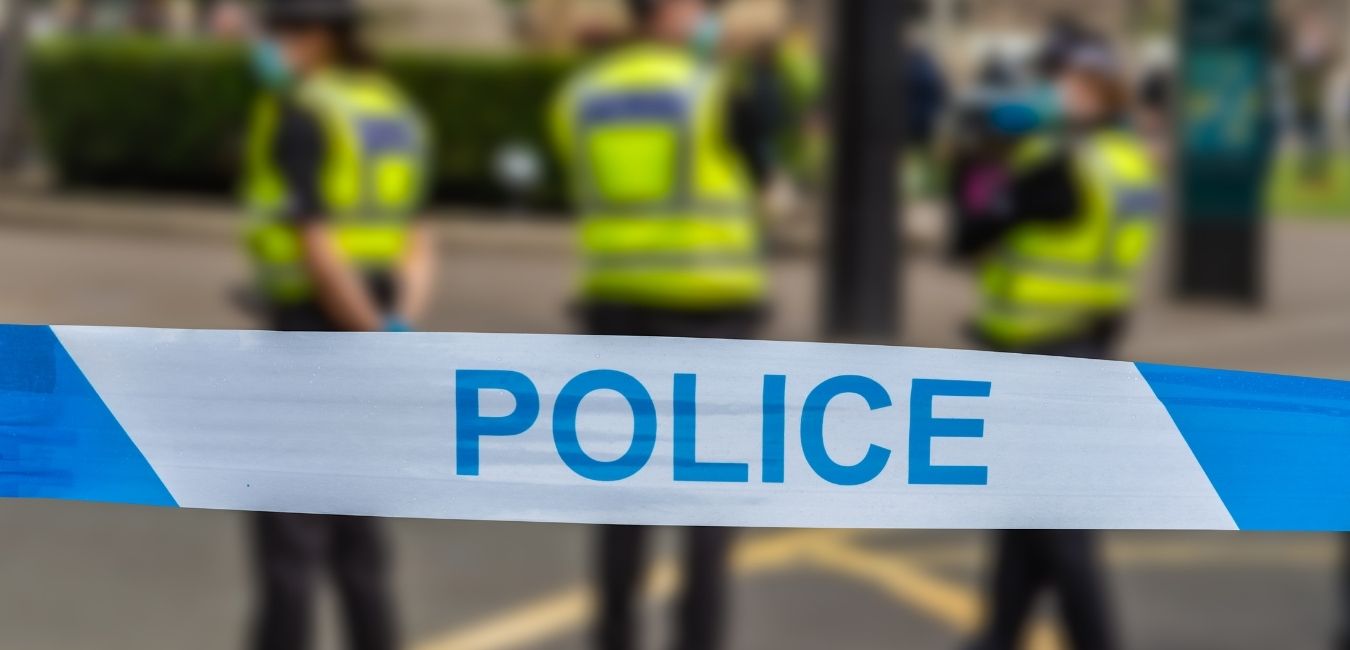 Police Barricades For Safety In Times Of Unrest