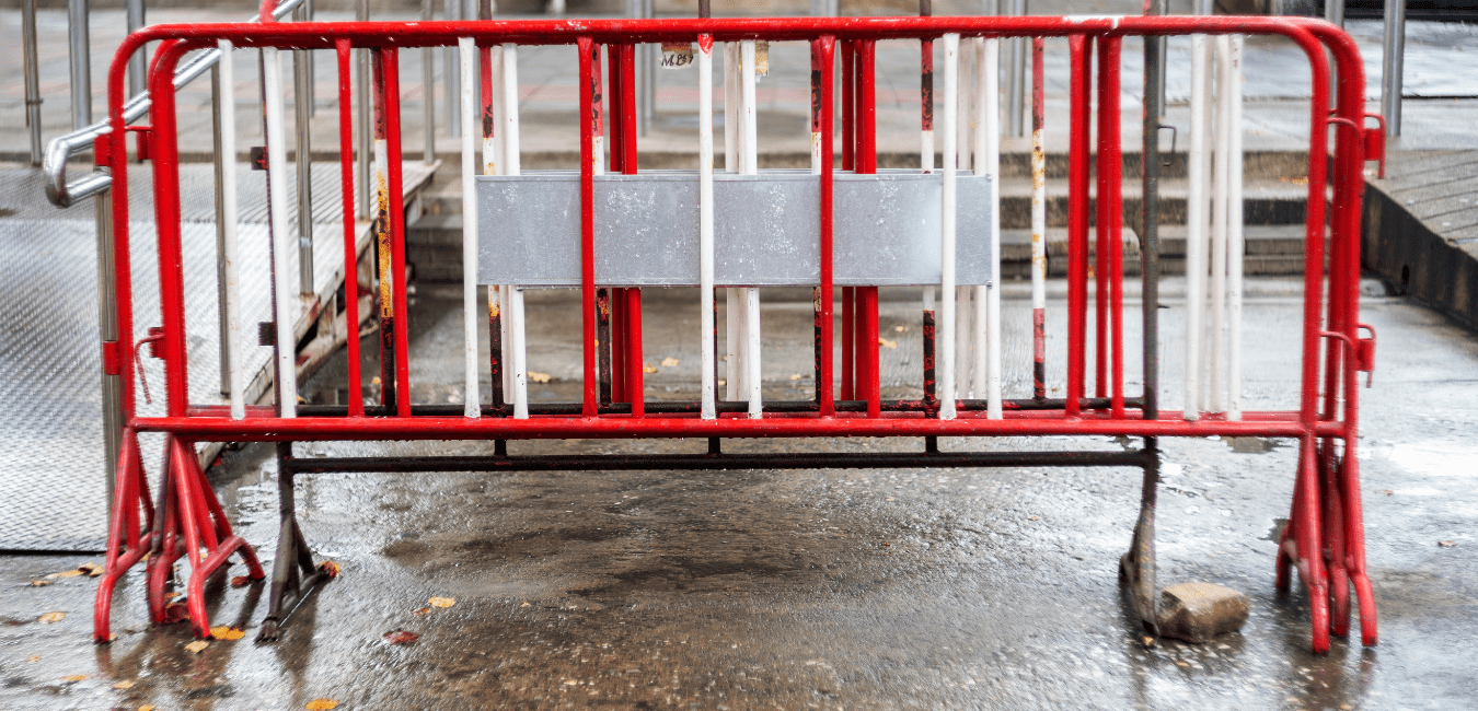 Colored Barricades For Specific Safety Needs - Crowd Control Warehouse