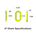 4.0 in. Heavy Duty Plastic Chain - Specialty Colors