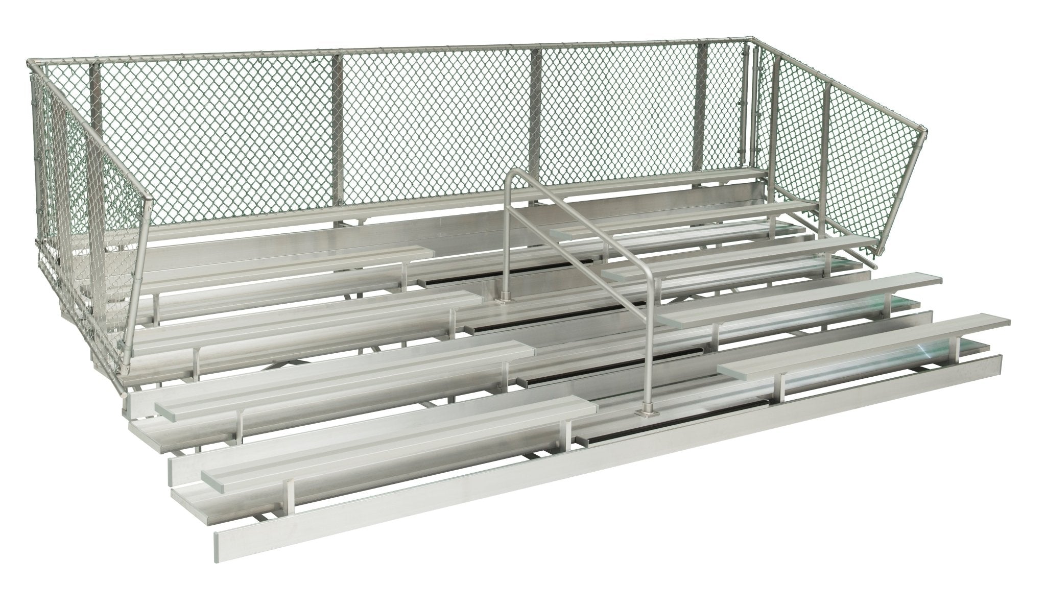 5 Row Aluminum Bleachers - Crowd Control Warehouse