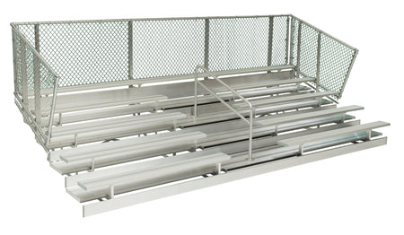 5 Row Aluminum Bleachers - Crowd Control Warehouse