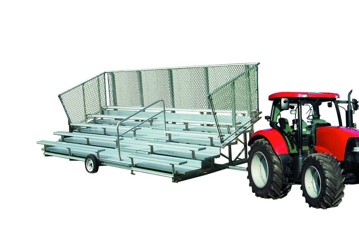 5 Row Transportable Bleachers - Crowd Control Warehouse