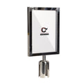 Post Top Sign Frame for CCW Series Retractable Belt Barriers for 3