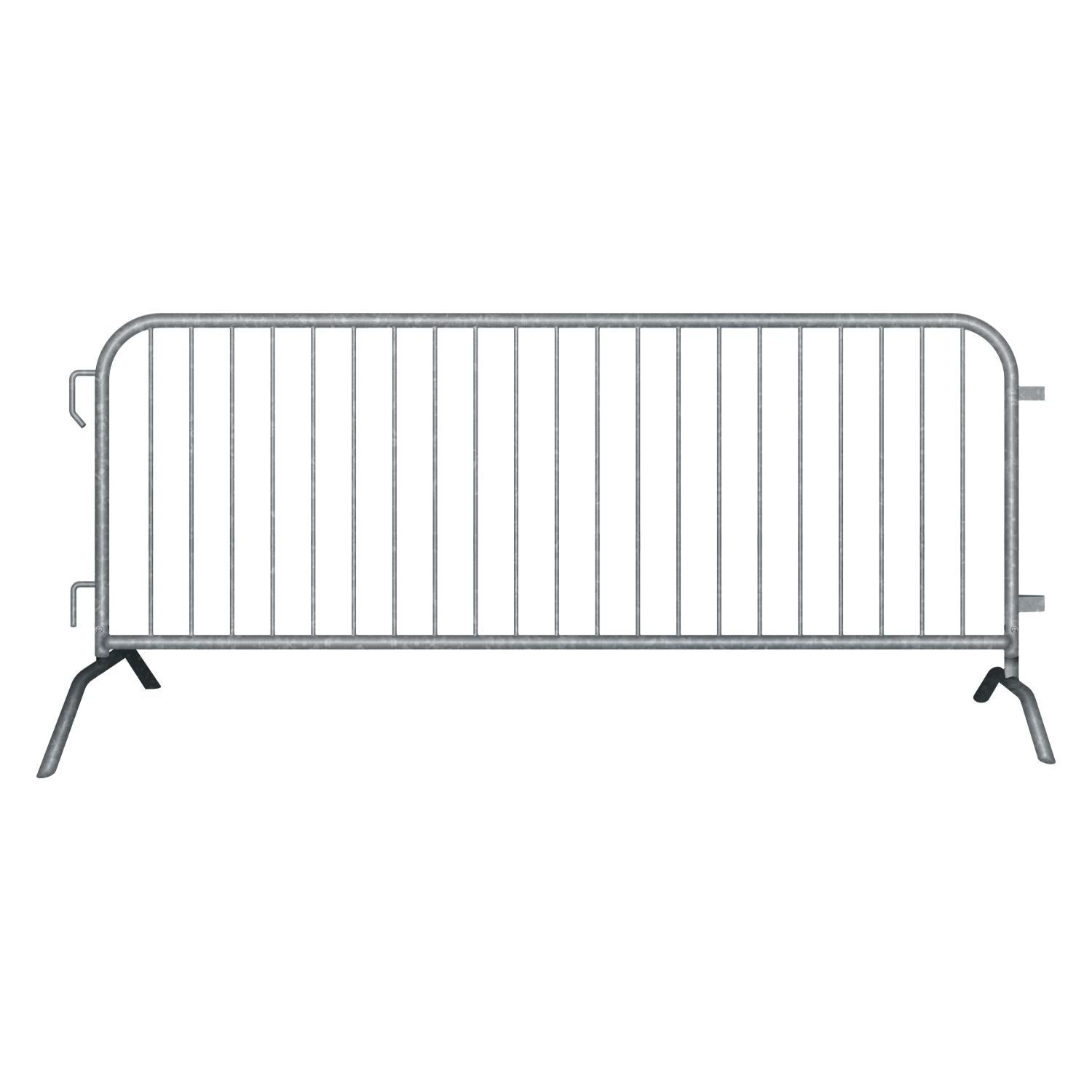 8.5 Ft Hot - Dipped Galvanized Steel Barricade - Crowd Control Warehouse