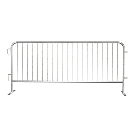 8.5 Ft Hot - Dipped Galvanized Steel Barricade - Crowd Control Warehouse