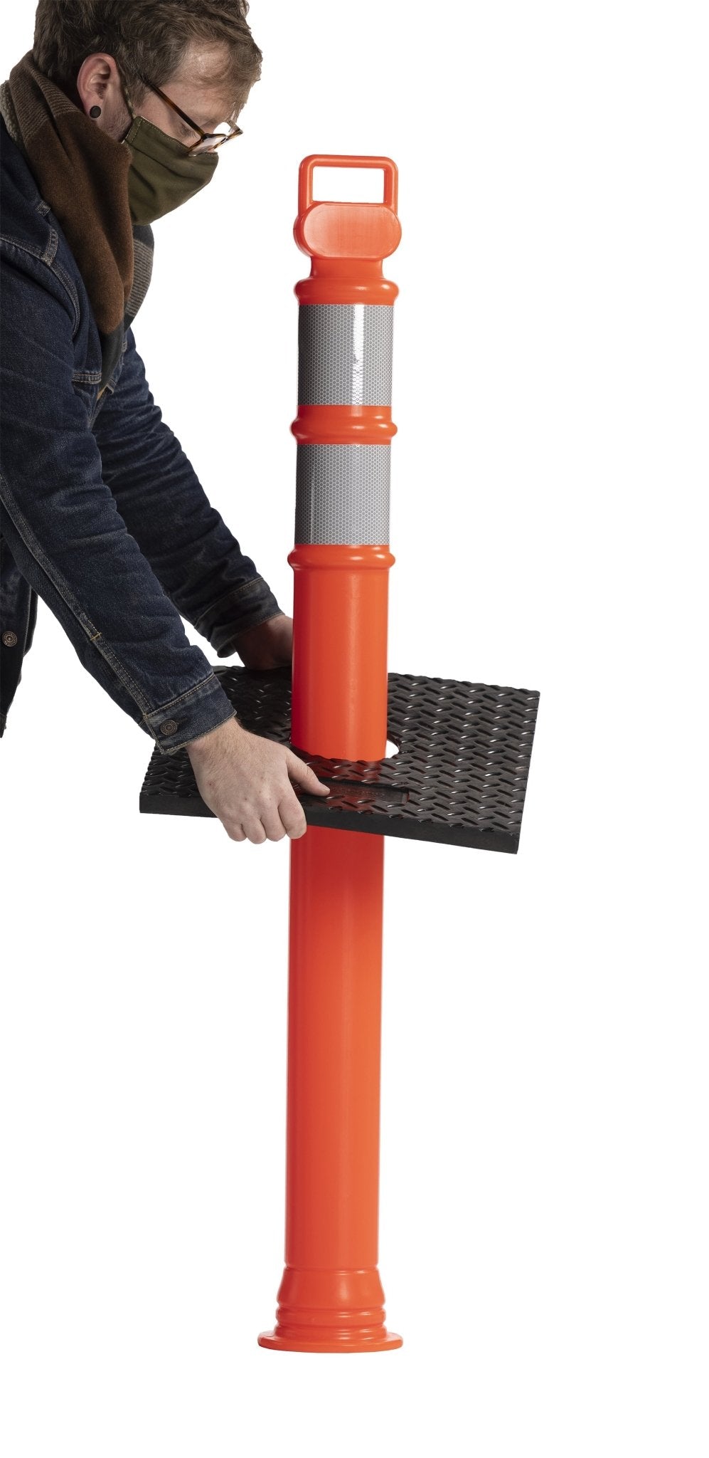 Delineator Post, 49 in. - Trafford Industrial - Crowd Control Warehouse