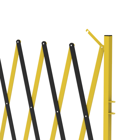Metal Expandable Barricade, 16 Ft. and 11 Ft - Trafford Industrial - Crowd Control Warehouse