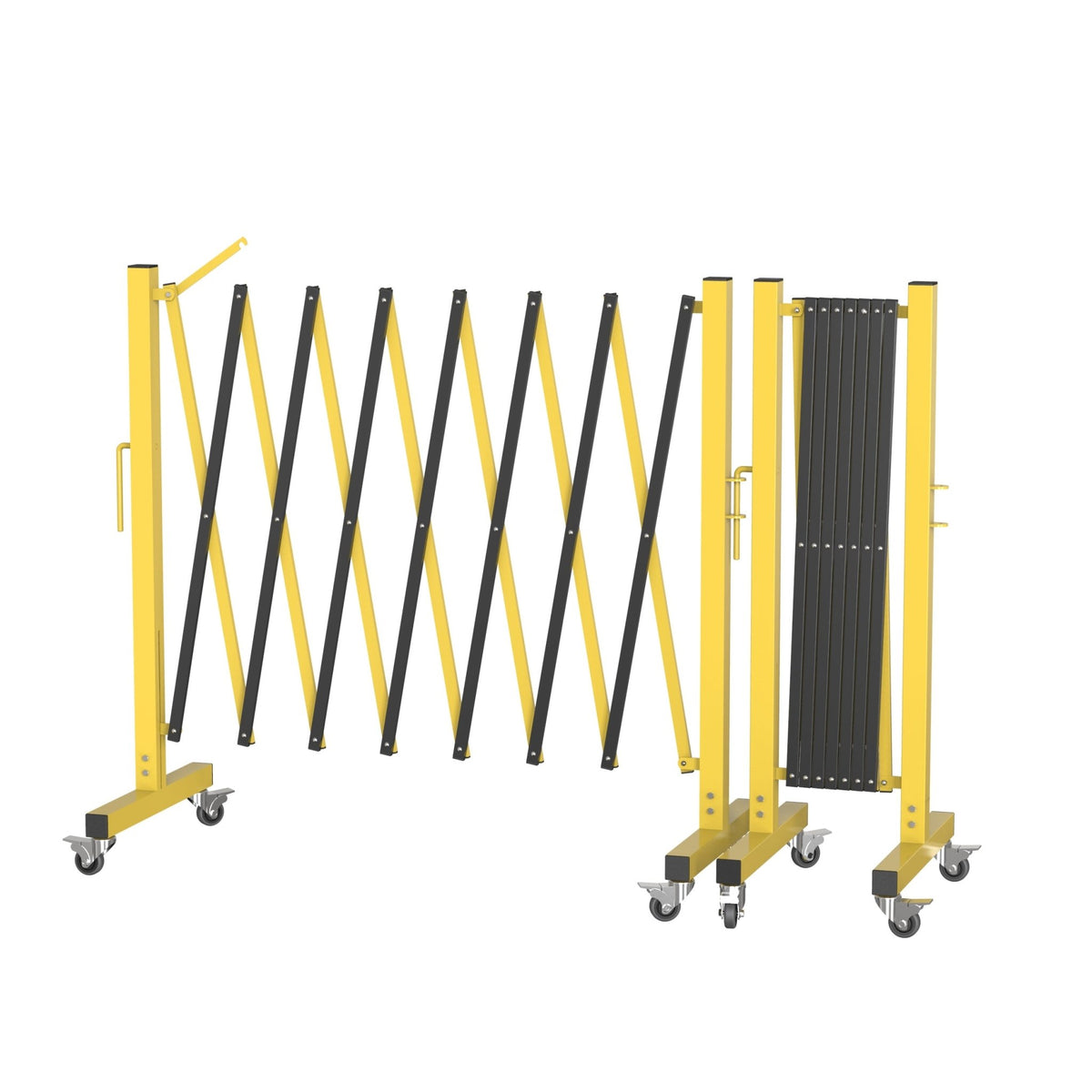 Metal Expandable Barricade, 16 Ft. and 11 Ft - Trafford Industrial - Crowd Control Warehouse