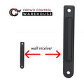 CCW Series WMB-220/230 - Wall Mounted Retractable Belt Barrier With Fixed ABS Case - 7.5 to 30 Ft. Belts