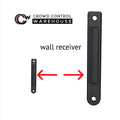 Wall Mounted Retractable Belt Barrier Fixed, Stainless Steel Case, 8.5 and 11 Ft. Belt - CCW Series WMB-120