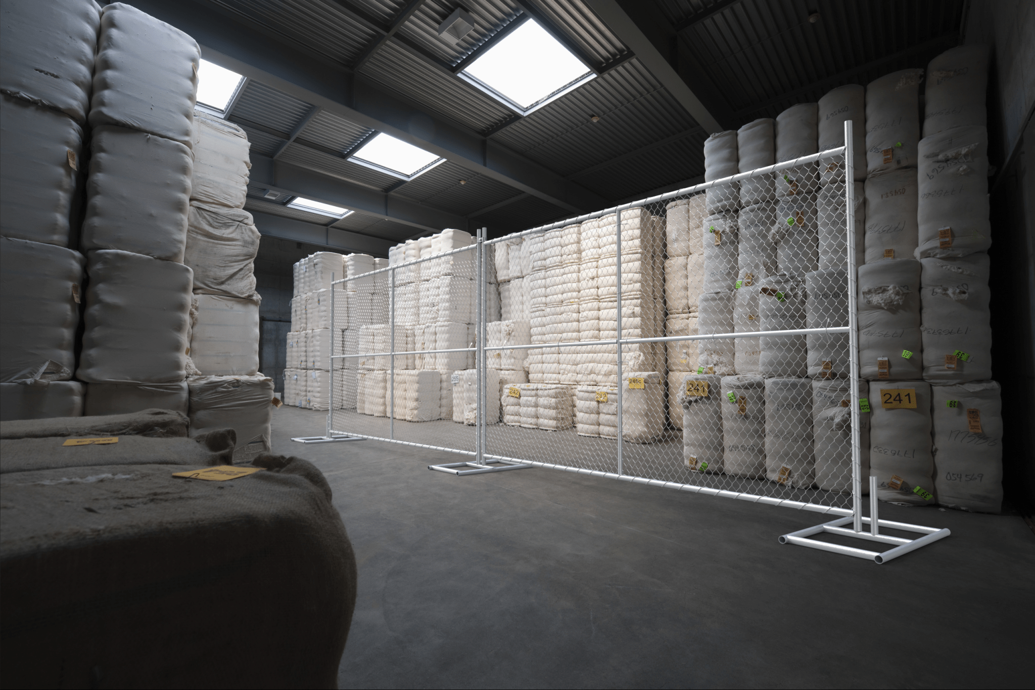 6x10 Foot Chain Link Fence Panel - Trafford Industrial - Crowd Control Warehouse