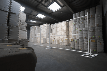 6x10 Foot Chain Link Fence Panel - Trafford Industrial - Crowd Control Warehouse