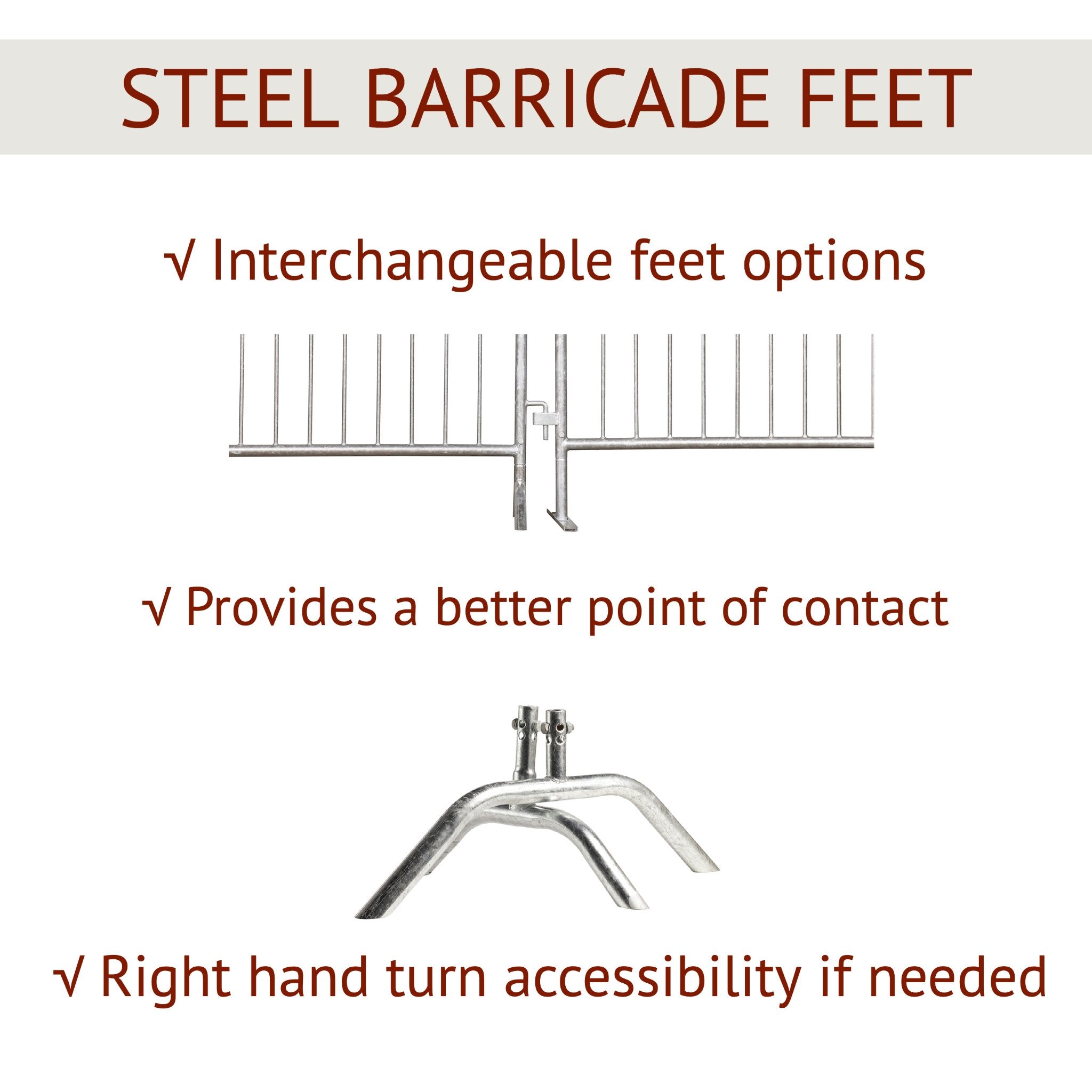8.5 Ft Barricade in a Box™ - Crowd Control Warehouse