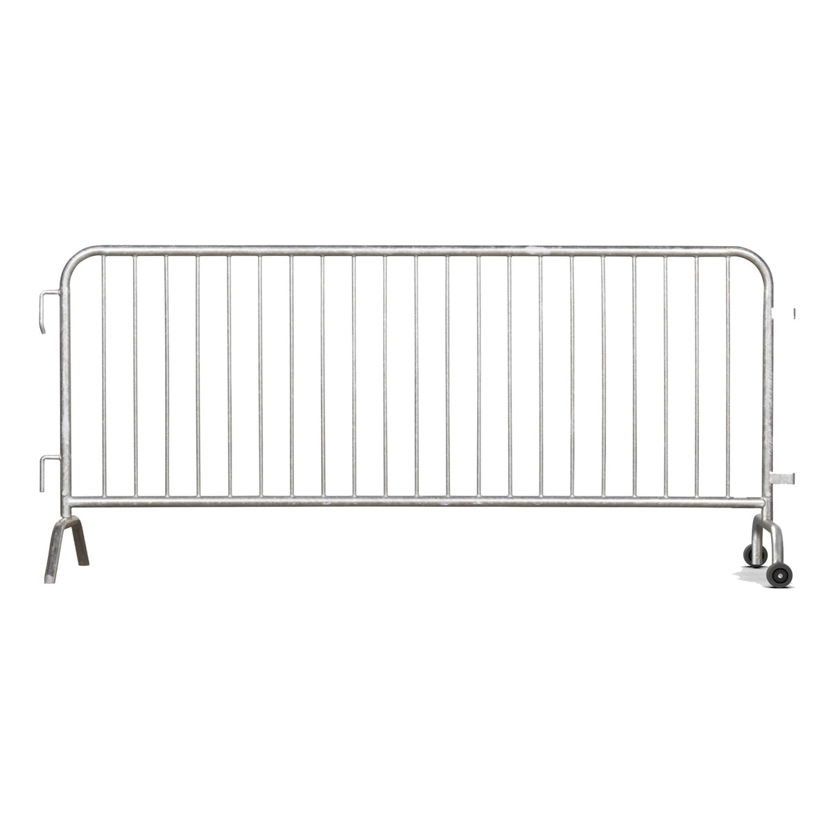 8.5 Ft Hot - Dipped Galvanized Steel Barricade - Crowd Control Warehouse