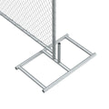 Chain Link Fence Panel Barrier Base - Trafford Industrial