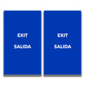 2-Sided Sign - 'EXIT/SALIDA'