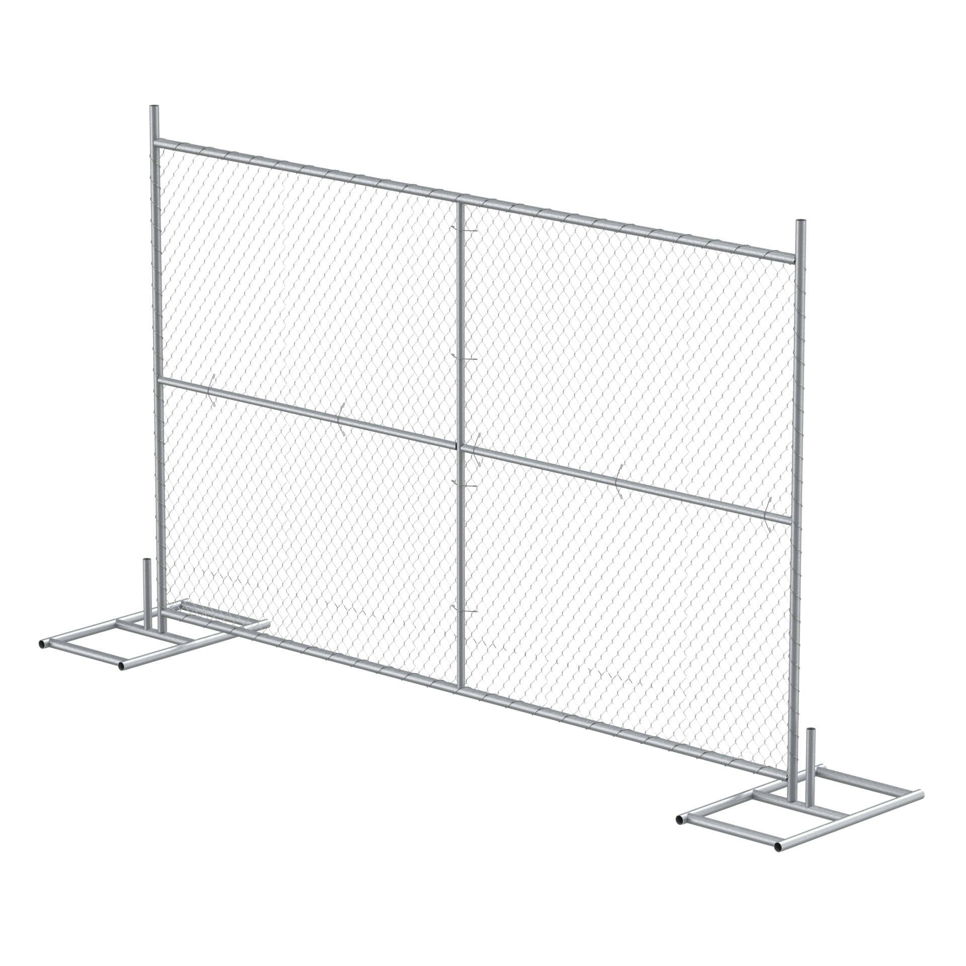Chain Link Fence Kit - 6 Ft. tall x 10 Ft. Wide - Trafford Industrial –  Crowd Control Warehouse