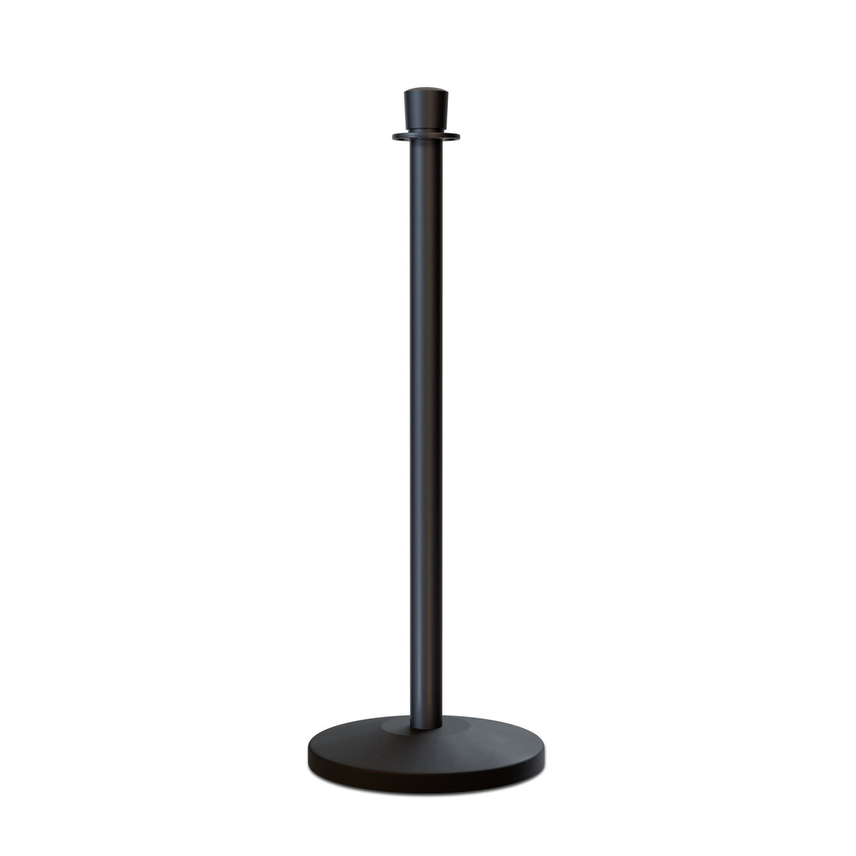 Crown Top Rope Stanchion with Sloped Base - Montour Line CLine - Crowd Control Warehouse