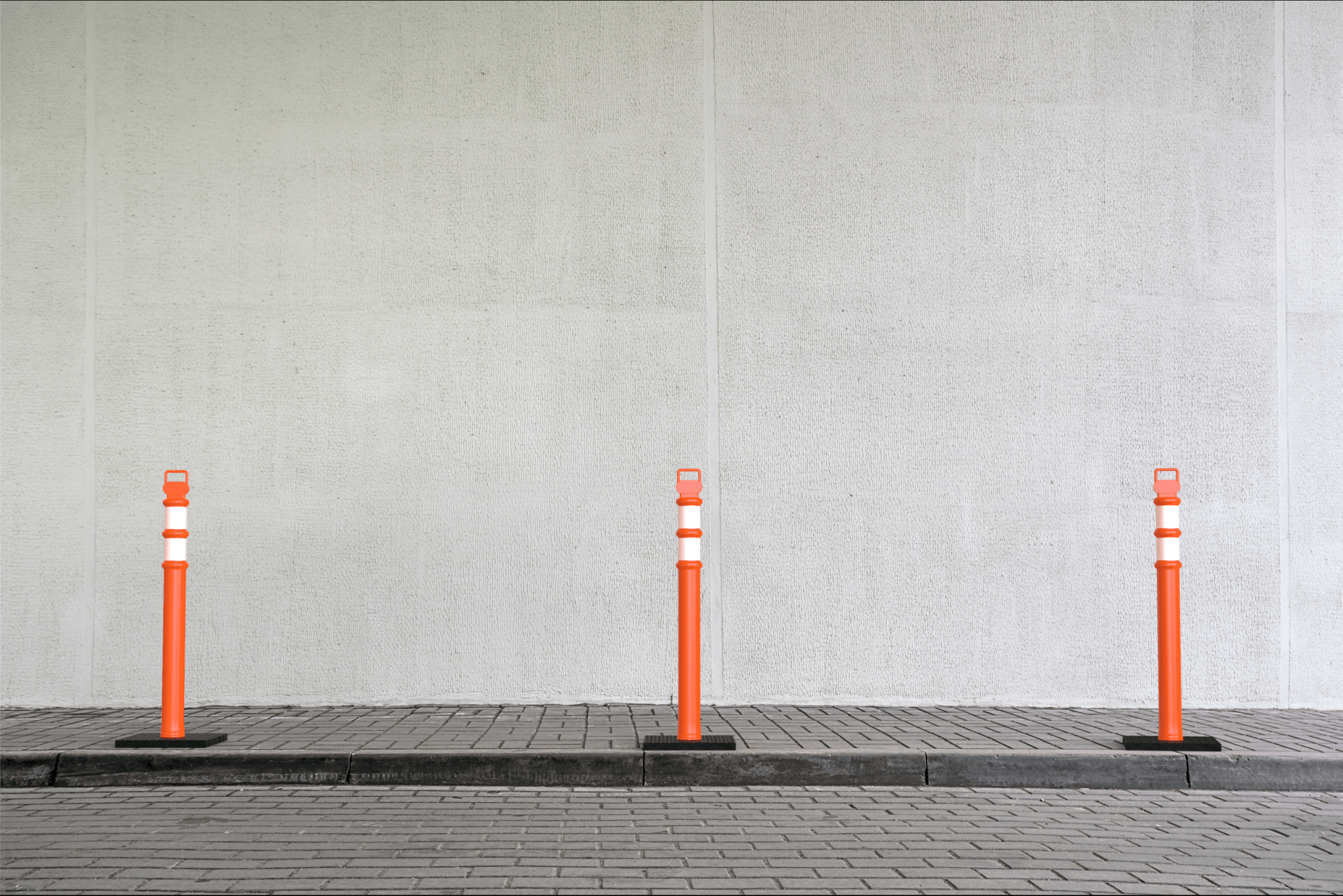 Delineator Post with Base, 49 in. - Trafford Industrial - Crowd Control Warehouse