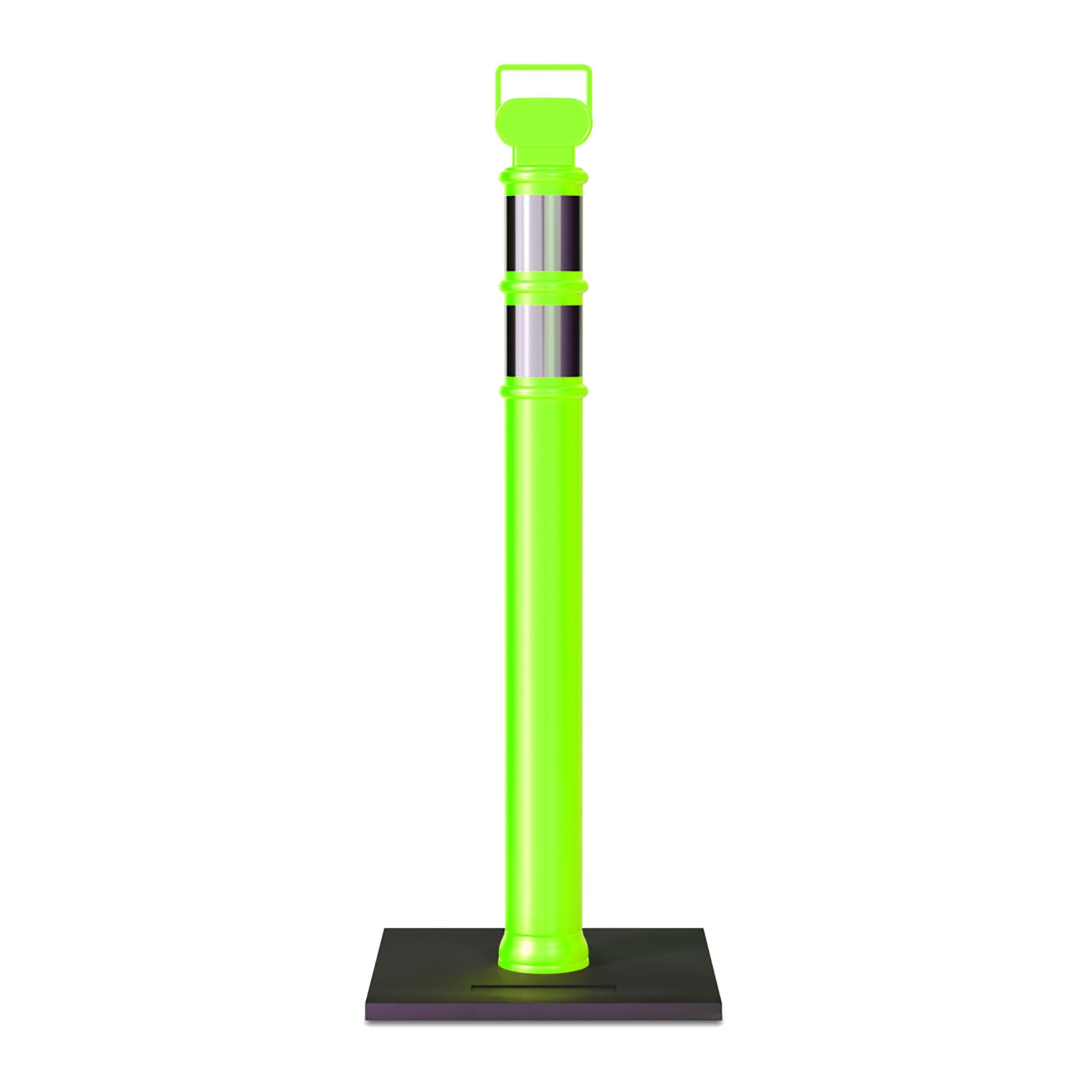 Delineator Post with Base, 49 in. - Trafford Industrial - Crowd Control Warehouse
