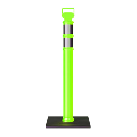 Delineator Post with Base, 49 in. - Trafford Industrial - Crowd Control Warehouse