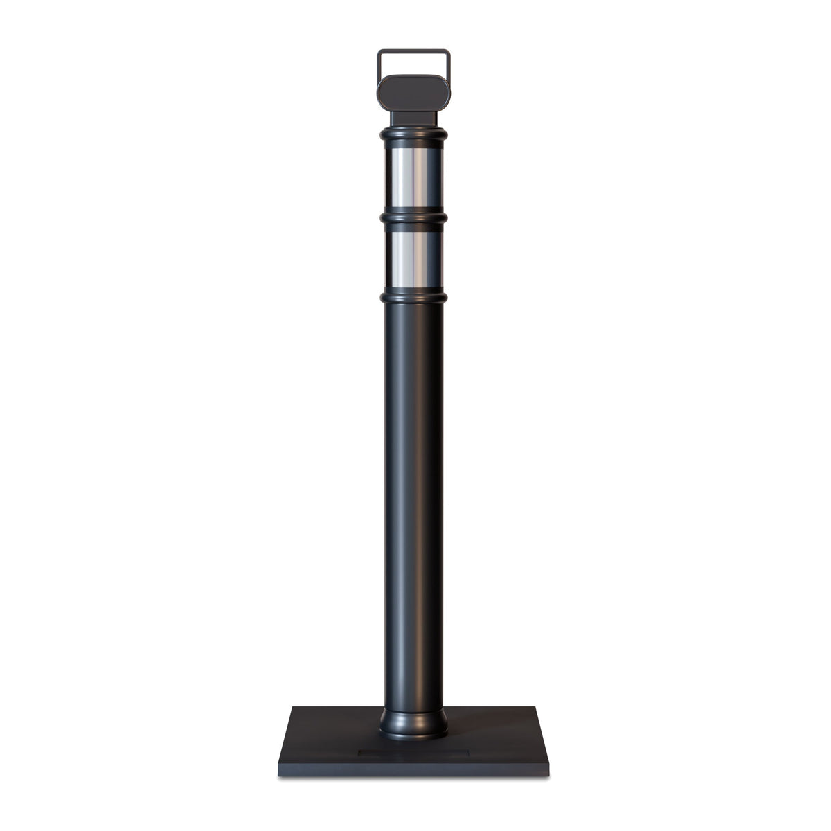 Delineator Post with Base, 49 in. - Trafford Industrial - Crowd Control Warehouse