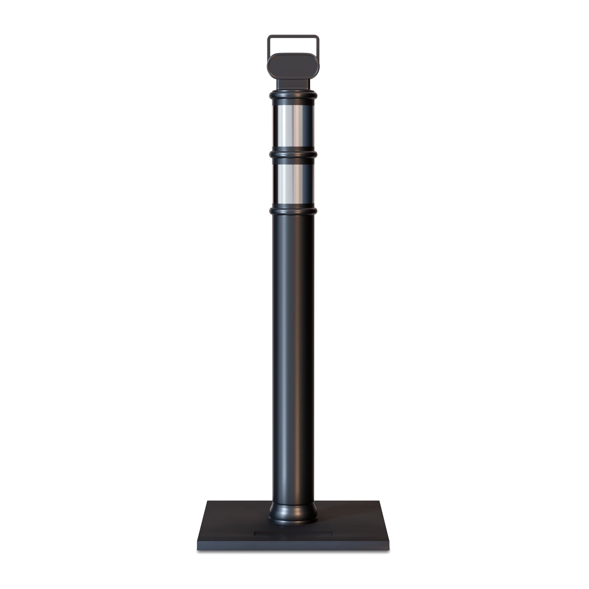Delineator Post with Base, 49 in. - Trafford Industrial - Crowd Control Warehouse