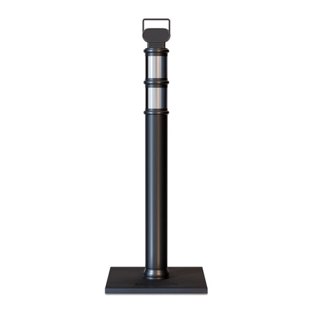 Delineator Post with Base, 49 in. - Trafford Industrial - Crowd Control Warehouse