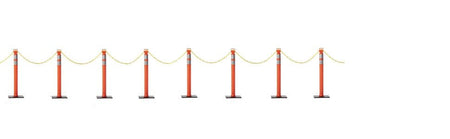 Delineator Post with Base, 49 in. - Trafford Industrial - Crowd Control Warehouse