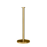 Flat Top Rope Stanchion with Sloped Base - Montour Line CLine - Crowd Control Warehouse