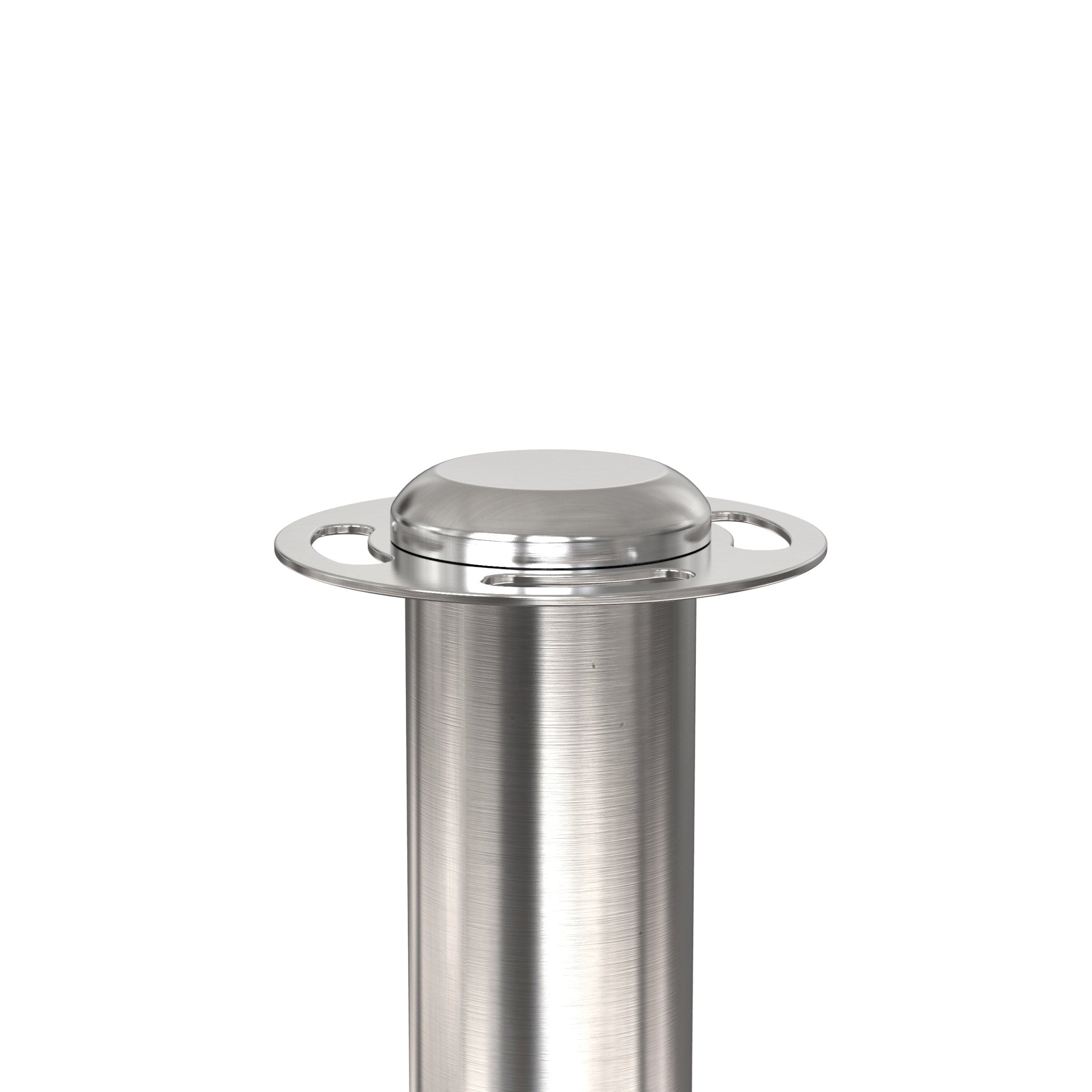 Flat Top Rope Stanchion with Sloped Base - Montour Line CLine - Crowd Control Warehouse