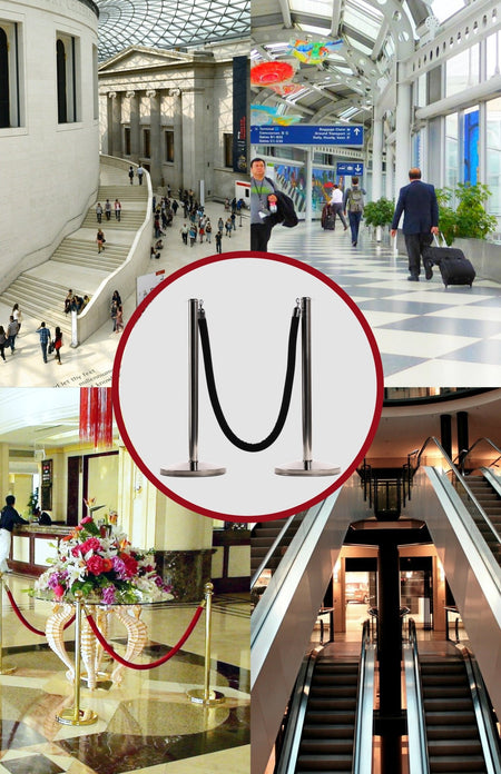 Heavy Duty Velvet Stanchion Ropes, Specialty Colors - Montour Line - Crowd Control Warehouse