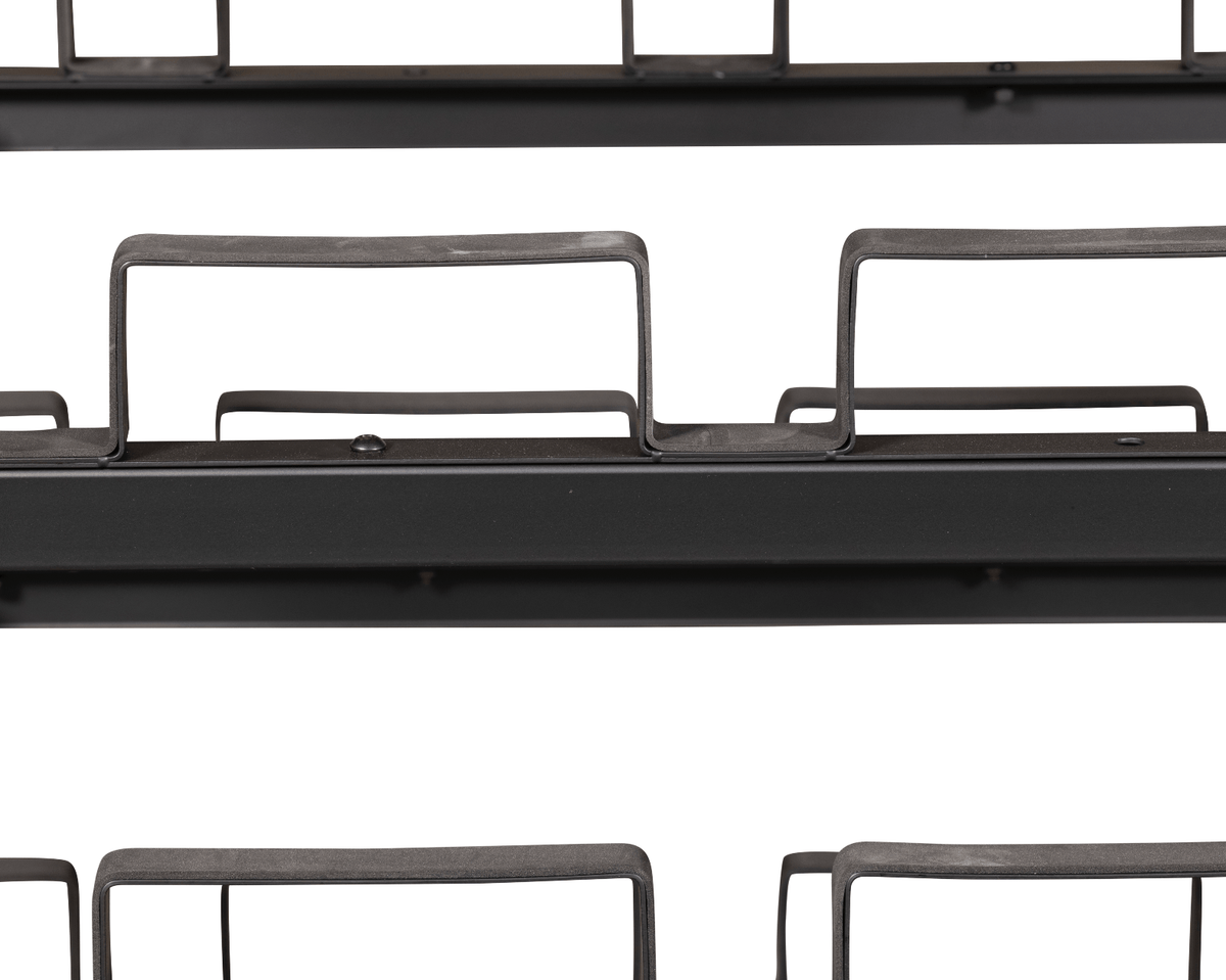 Horizontal Post Storage Cart - 24 Posts - Crowd Control Warehouse