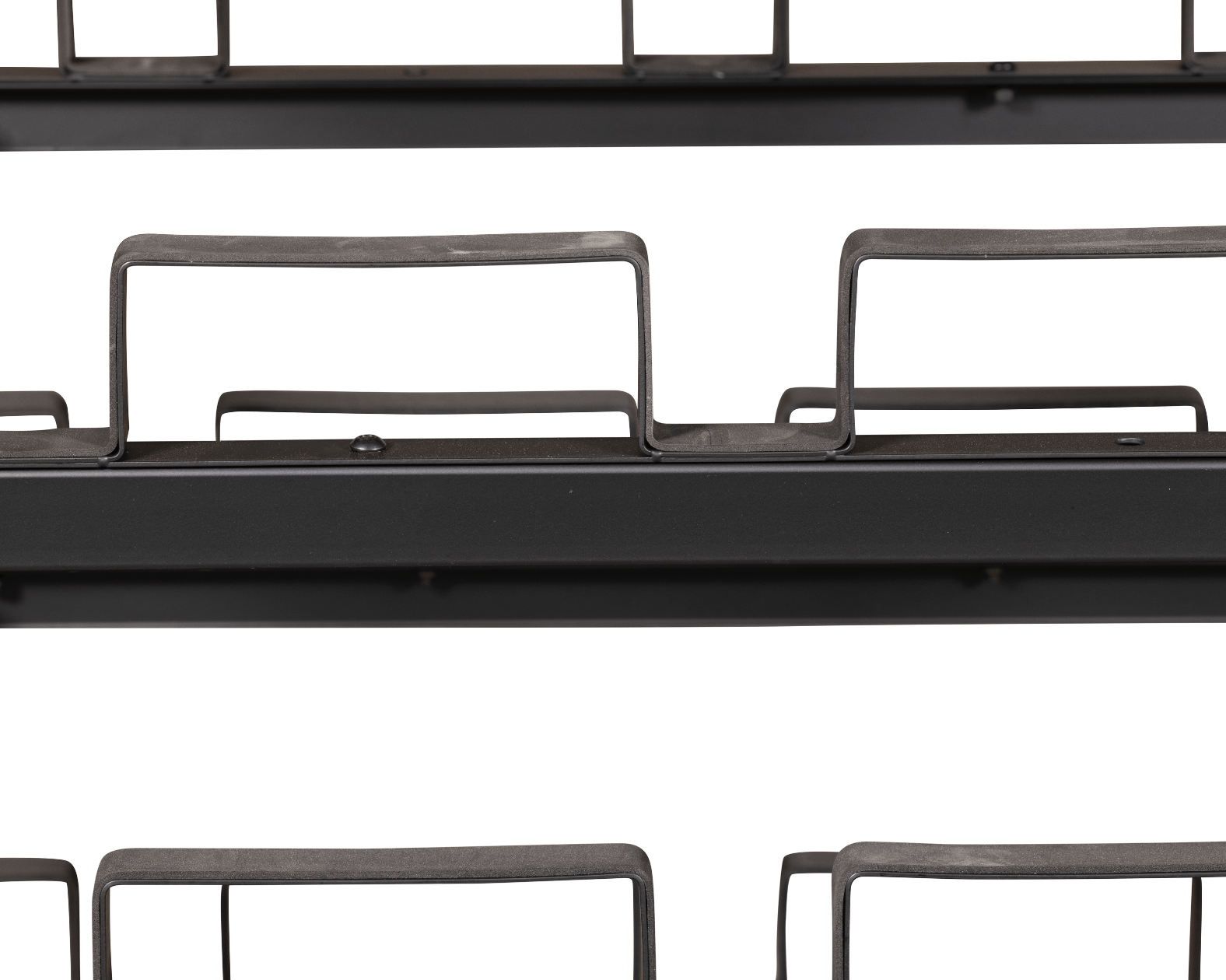Horizontal Post Storage Cart - 24 Posts - Crowd Control Warehouse
