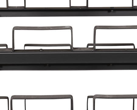 Horizontal Post Storage Cart - 24 Posts - Crowd Control Warehouse