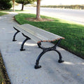 Classic Wood Backless Park Bench - 80 In.