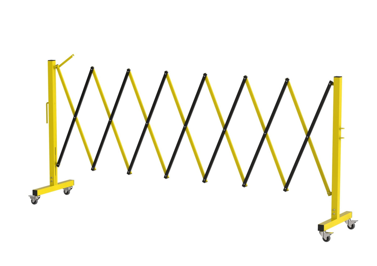 Metal Expandable Barricade, 16 Ft. and 11 Ft - Trafford Industrial - Crowd Control Warehouse