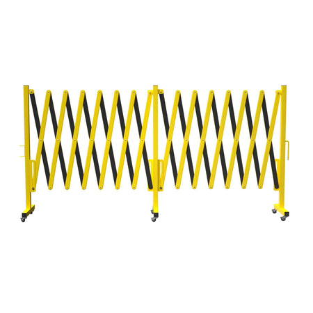 Metal Expandable Barricade, 16 Ft. and 11 Ft - Trafford Industrial - Crowd Control Warehouse