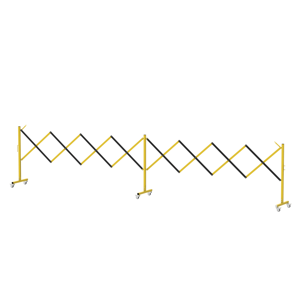 Metal Expandable Barricade, 16 Ft. and 11 Ft - Trafford Industrial - Crowd Control Warehouse