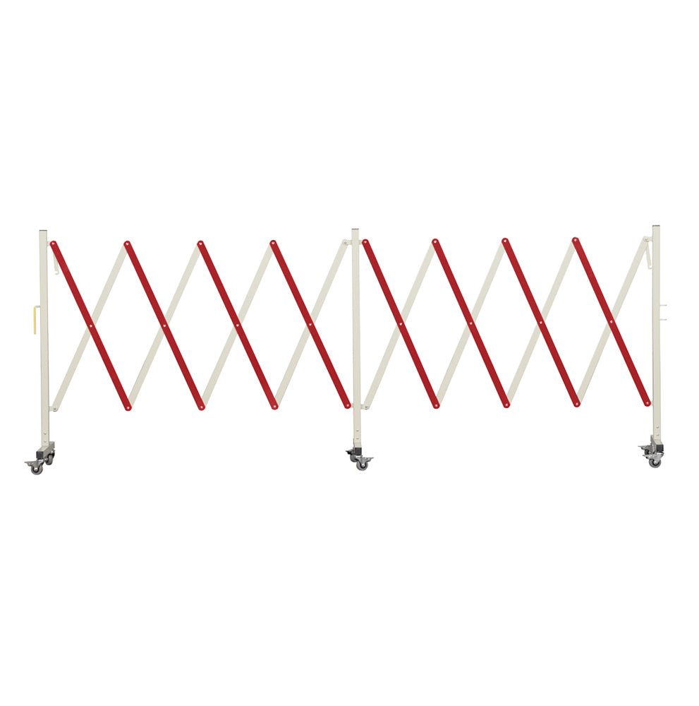 Metal Expandable Barricade, 16 Ft. and 11 Ft - Trafford Industrial - Crowd Control Warehouse