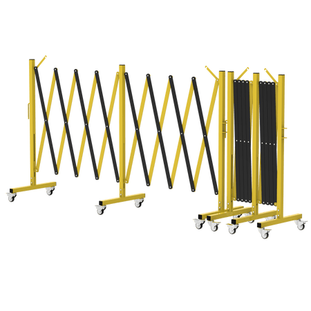Metal Expandable Barricade, 16 Ft. and 11 Ft - Trafford Industrial - Crowd Control Warehouse