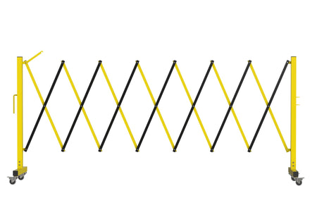 Metal Expandable Barricade, 16 Ft. and 11 Ft - Trafford Industrial - Crowd Control Warehouse