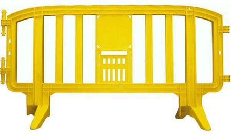 Movit Interlocking Plastic Pedestrian Barricade, 6.5 Ft. - Crowd Control Warehouse