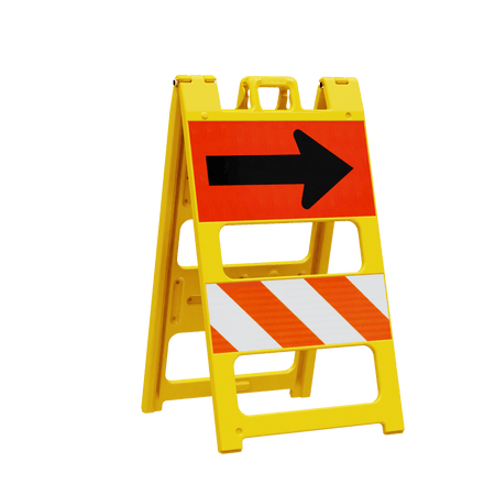Plasticade Type I and Type II Traffic Barricades - Crowd Control Warehouse
