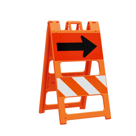 Plasticade Type I and Type II Traffic Barricades - Crowd Control Warehouse