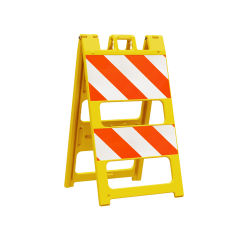 Plasticade Type I and Type II Traffic Barricades - Crowd Control Warehouse
