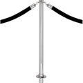 Removable Floor Mount Rope Stanchion with Urn Top