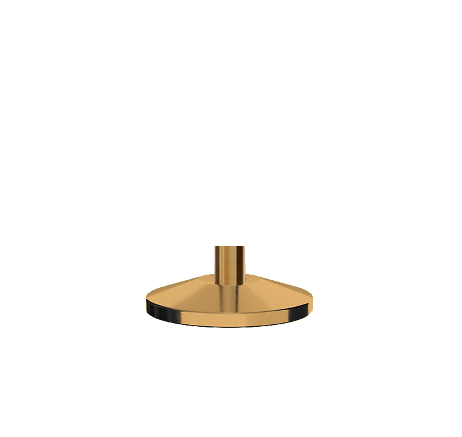 Replacement Stanchion Sloped Base - Montour Line M530 - Crowd Control Warehouse