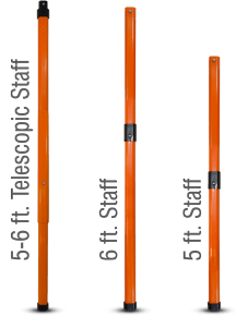 Rigid Stop/Slow Paddle Sign with Handle & Staff - Crowd Control Warehouse